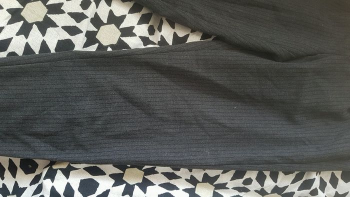 pantalon classique gris a rayure noir - photo numéro 2