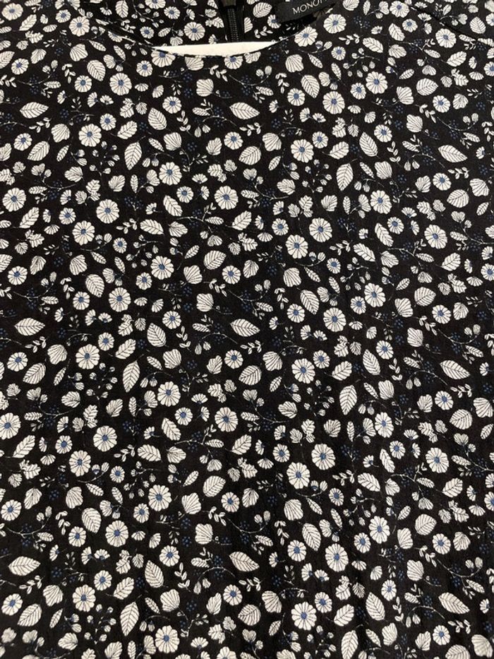 Robe motifs noir & blanc Monoprix taille 34 - photo numéro 2