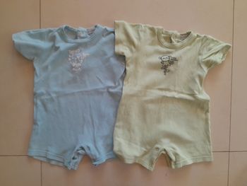 Lot de 2 bodies short