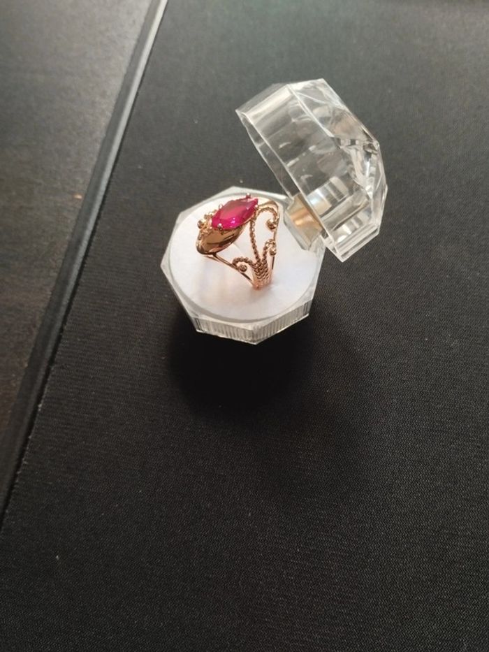 Bague vintage Marquise avec coffret cadeau - photo numéro 2