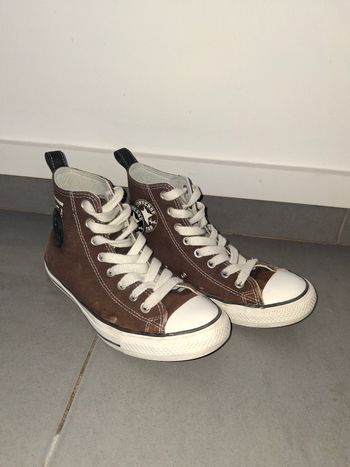 Converse Chuck Taylor montantes marron – T.39,5 – État satisfaisant