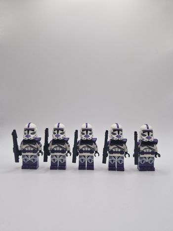 Figurines type lego 5 clones de la 187ème star wars