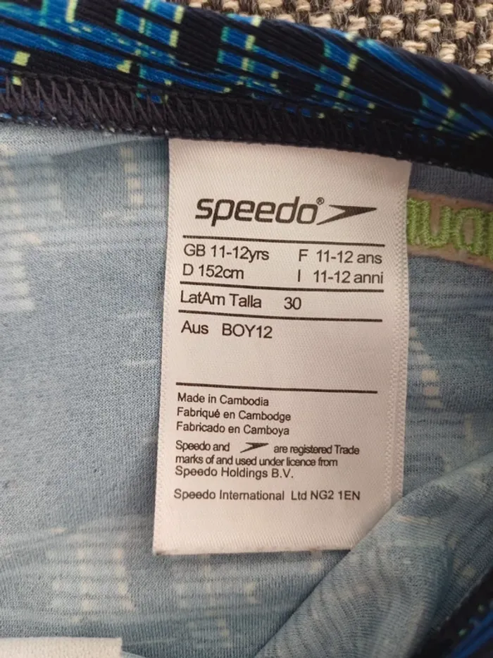 Maillot de bain speedo 11-12 ans - photo numéro 2