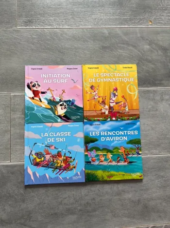 Lot de 4 livres enfant