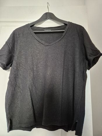 Tee-shirt noir Taille XL Patrice Bréal irisé