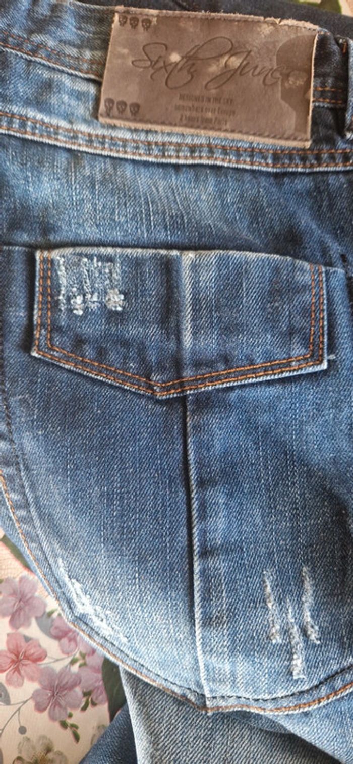 Jeans troué homme taille 42  sixth june - photo numéro 6