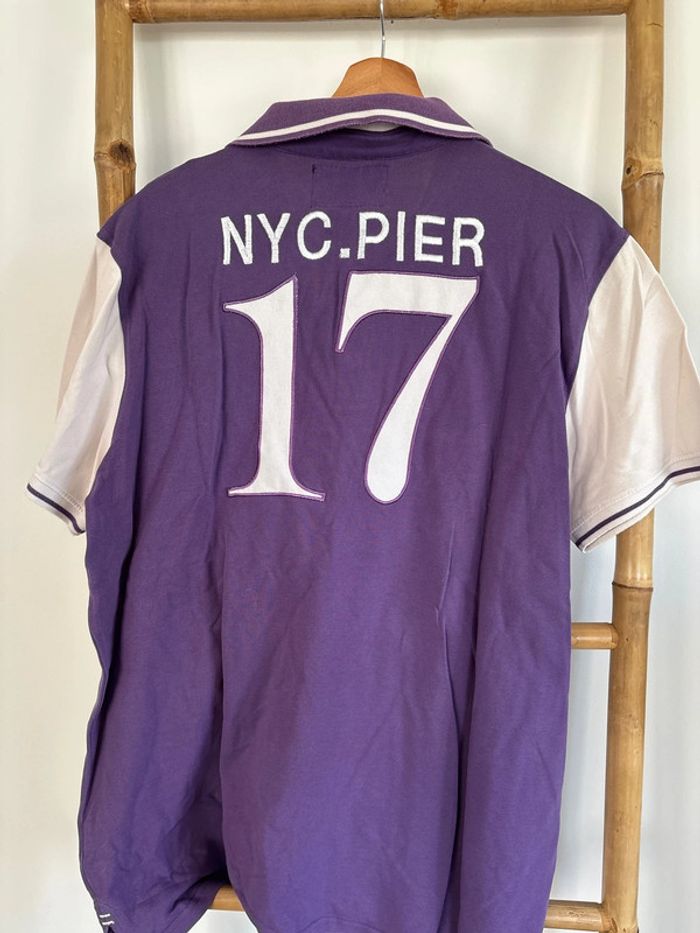 Polo Violet vintage Celio taille XL - photo numéro 10