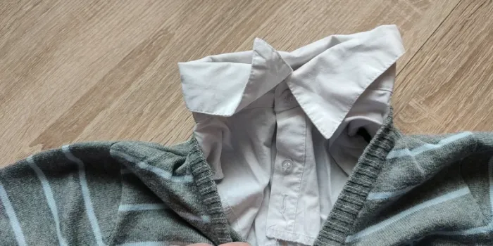 Pull avec col de chemise - photo numéro 2