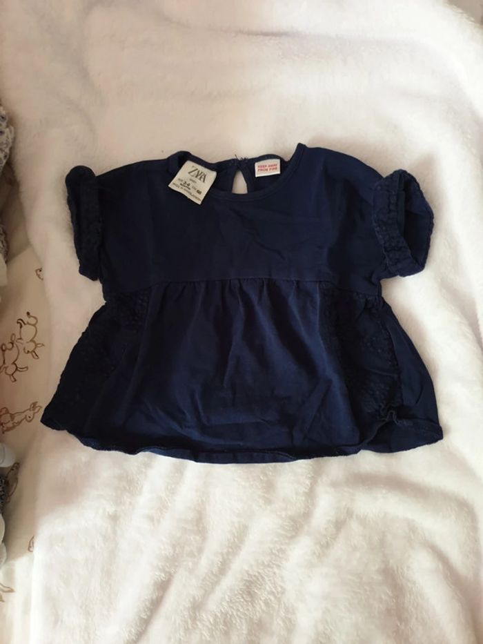 Lot 4 tee shirts 3 mois zara - photo numéro 3