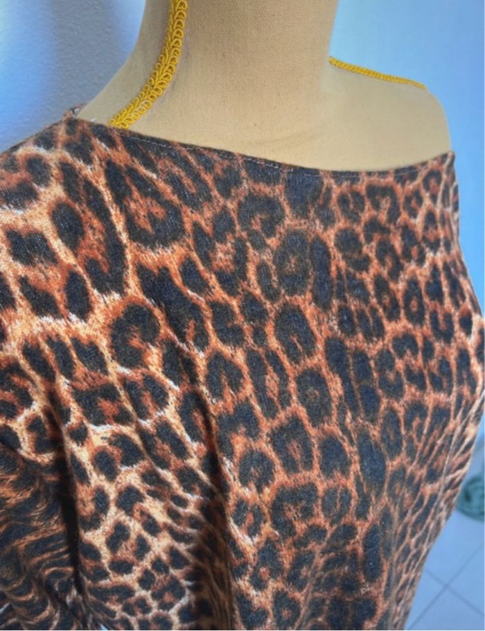 Haut manche 3/4 femme vintage - photo numéro 2