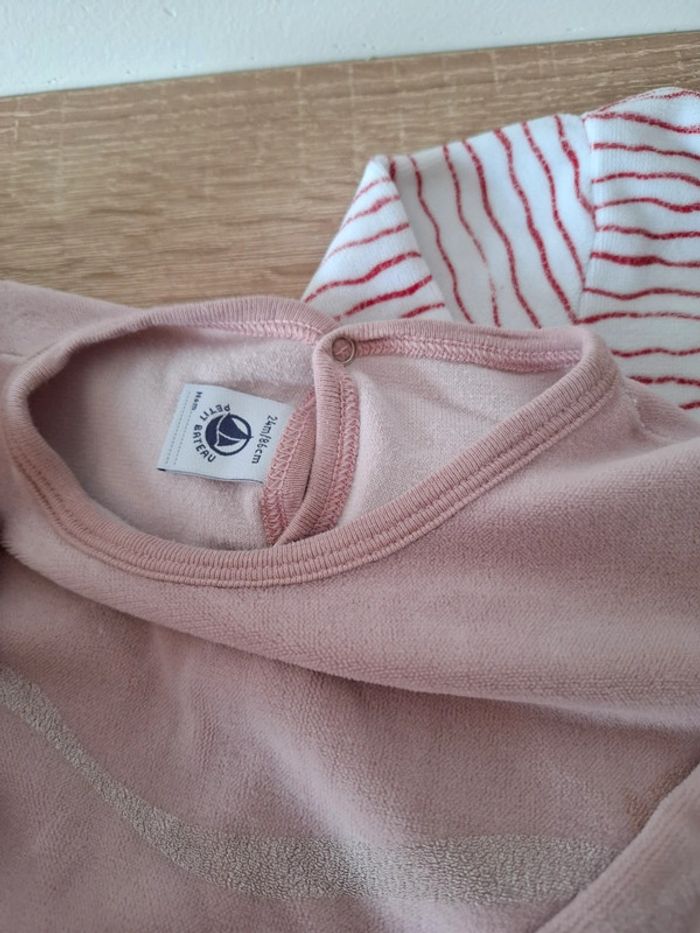 Lot de 2 pyjamas hiver 24 mois Petit Bateau - photo numéro 5