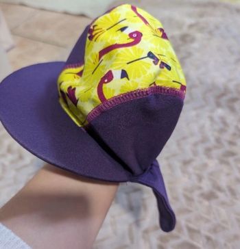 Casquette anti uv bébé