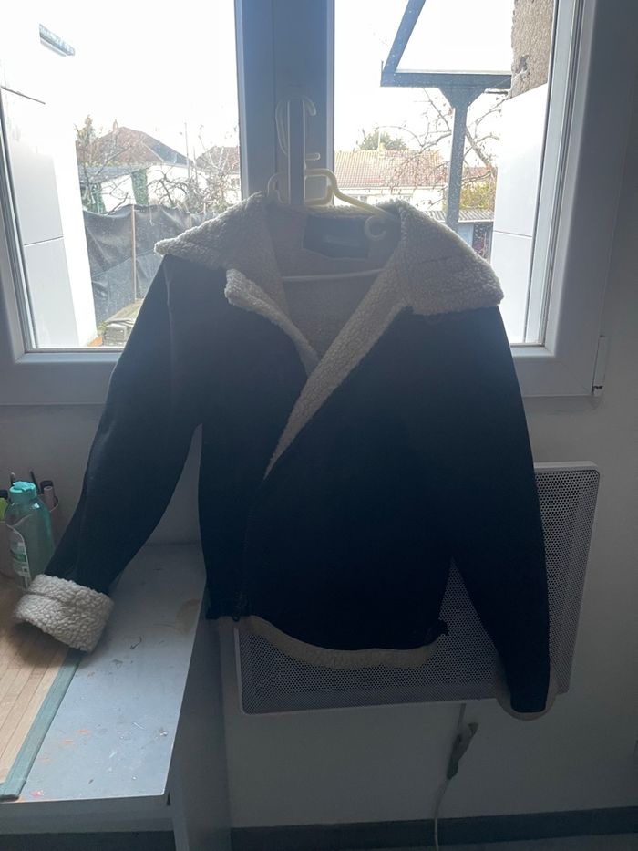 Veste noir blanc - photo numéro 2