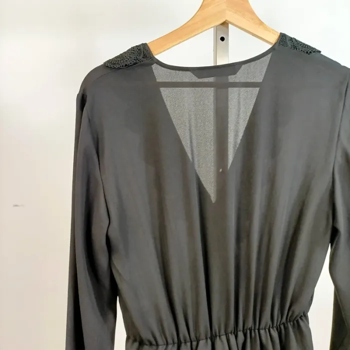 Robe noire évasée femme Taille 36 Zara A847 - photo numéro 11