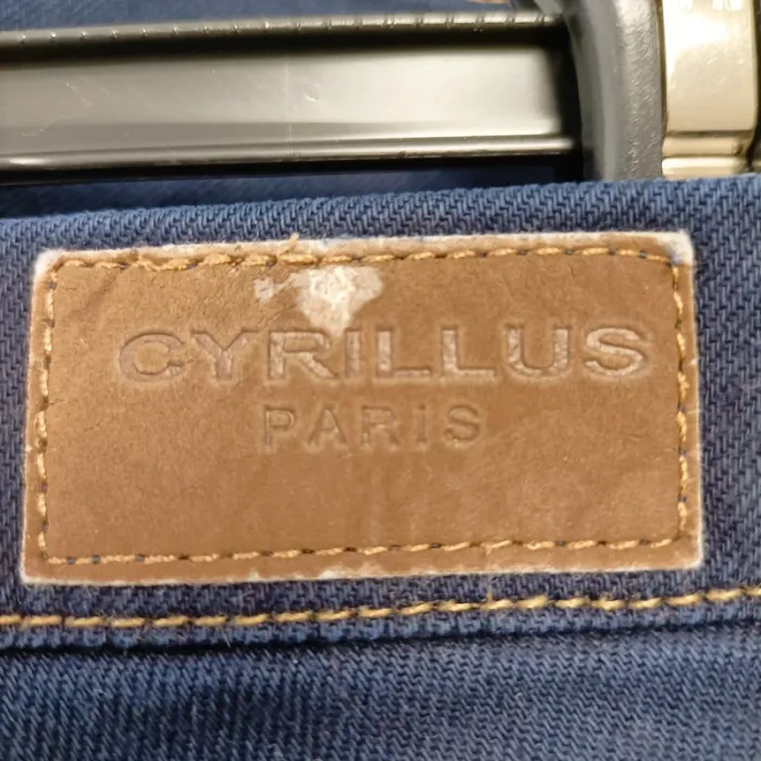 Jean slim bleu foncé Cyrillus Paris Taille 38 A392 - photo numéro 11