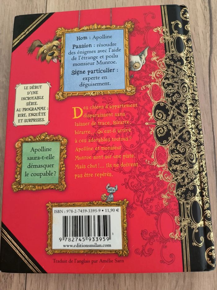 Livre Apolline et le chat masqué Riddell - photo numéro 3