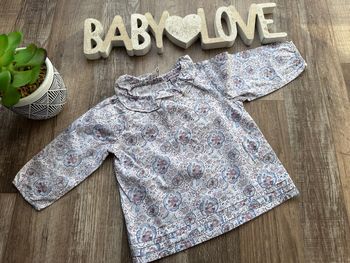 - Blouse Grain de blé  - 6 mois - Très bon état 