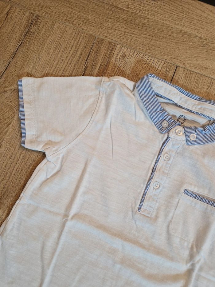 Polo col chemise manche courtes 6 ans - photo numéro 5