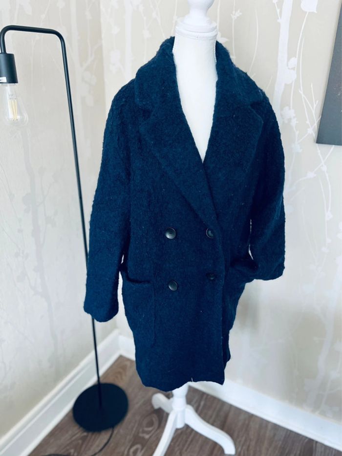 Manteau bleu marine - photo numéro 4