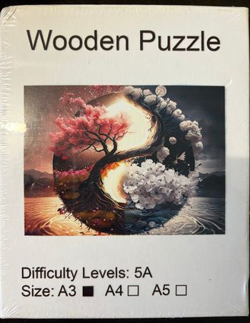 Puzzle bois  A3 formes asymétriques et en forme animaux ou objets papillons 