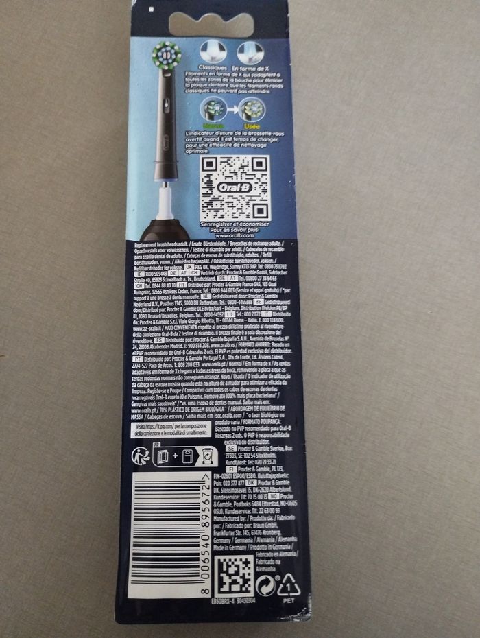 Brossette oral b pro cross action - photo numéro 2