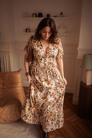 Robe longue imprimé Taille 42