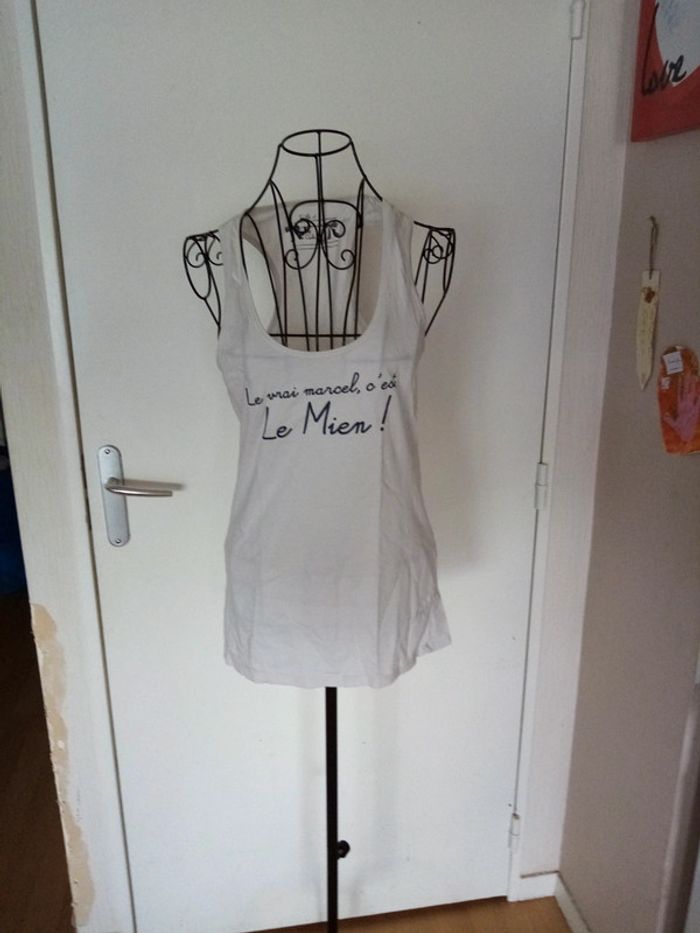 Joli débardeur avec écriture marrante - photo numéro 3