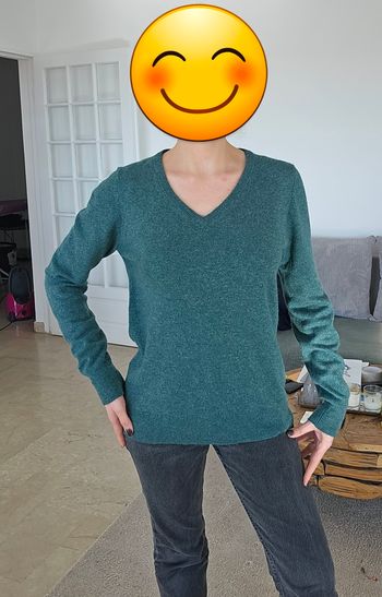 100 % cachemire pull femme tex taille L 40 mesures fournies