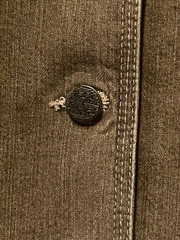 Veste vintage Burton – coupe blazer en denim brun - photo numéro 4
