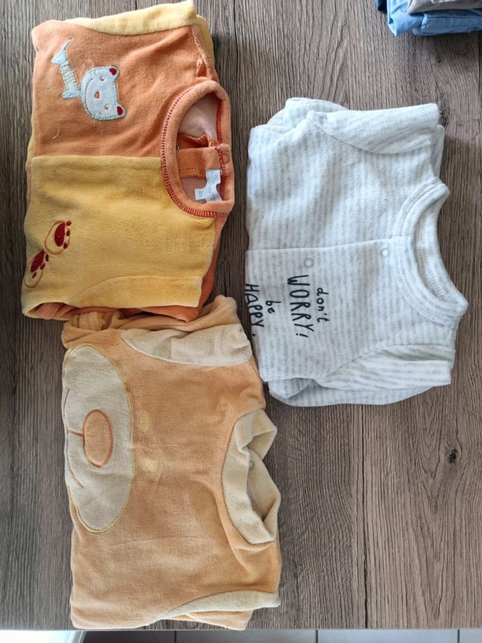 Lot de 3 pyjamins garçon 3 mois