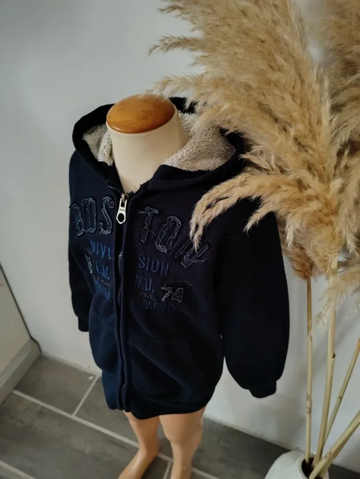 Veste zippée polaire garçon 🧑 10 ans - photo numéro 3