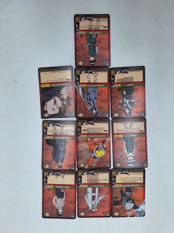 Lot 62 : 10 x Naruto FR Vintage 2002