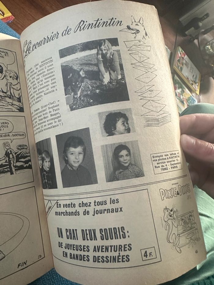 Magazine revue ancien Rintintin et Rusty 67 Zane Cannon bande dessinée bd - photo numéro 4
