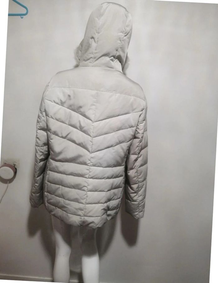 Doudoune grise 123 taille 46 - photo numéro 4