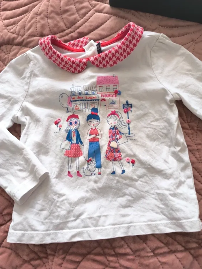 Tee shirt manche longue sergent major 3 ans 98 cm - photo numéro 2