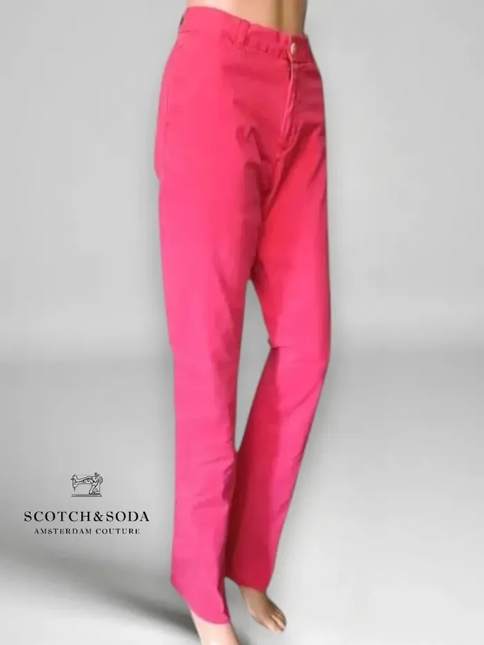 Pantalon Scotch&Soda ,coupe slim,taille haute ,extensible