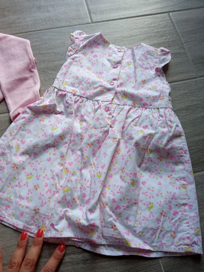 Robe fleurie In extenso 80 cm + boléro - photo numéro 4
