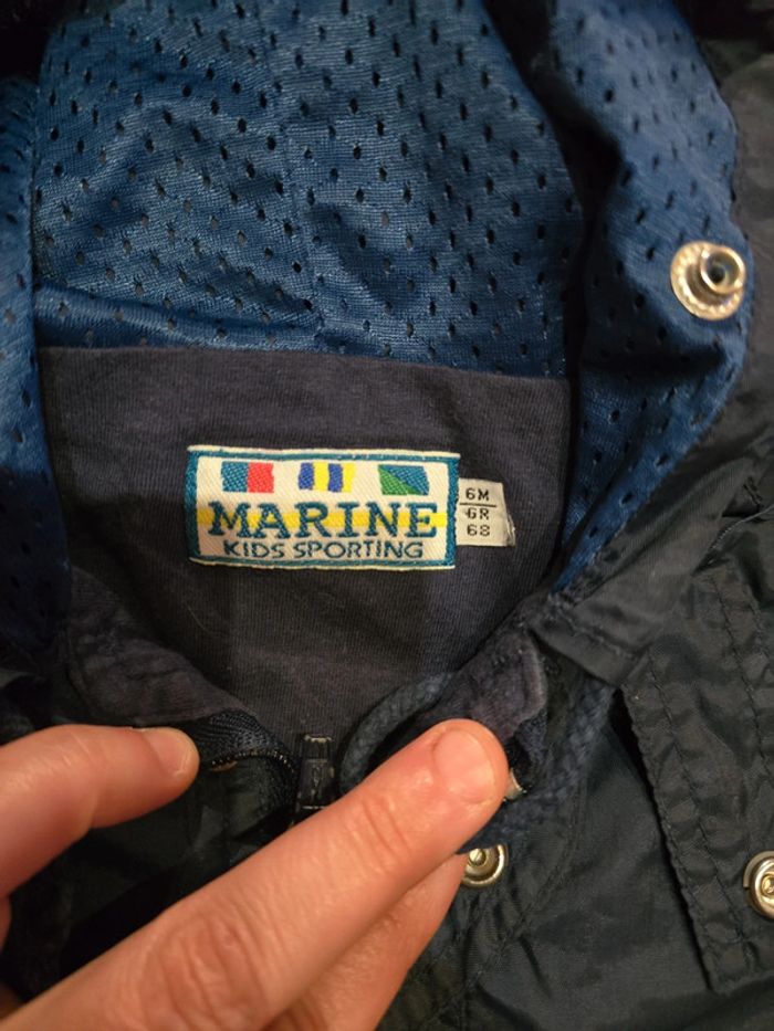 Manteau 6 mois 68 "Marine Kids Sporting" - photo numéro 3