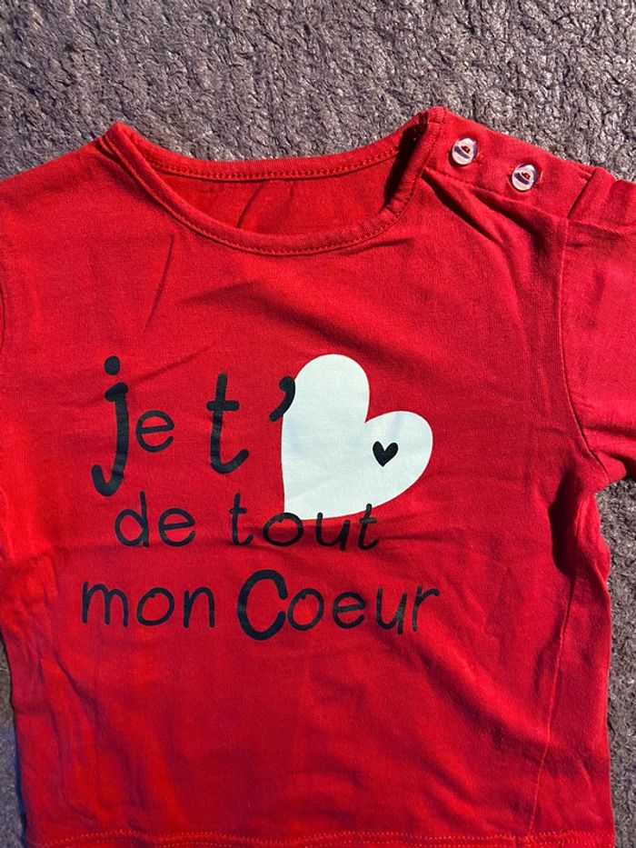 Tee shirt manche longues 12 mois - photo numéro 2