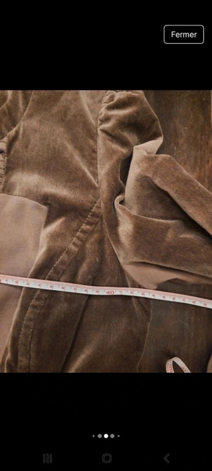 Magnifique Veste bi/matière marron by Steps fr38 - photo numéro 15