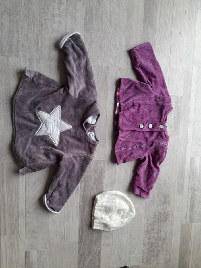 Gilets 3 mois + bonnet