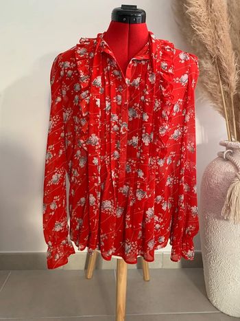 blouses manches longue The Kooples rouge taille Xs