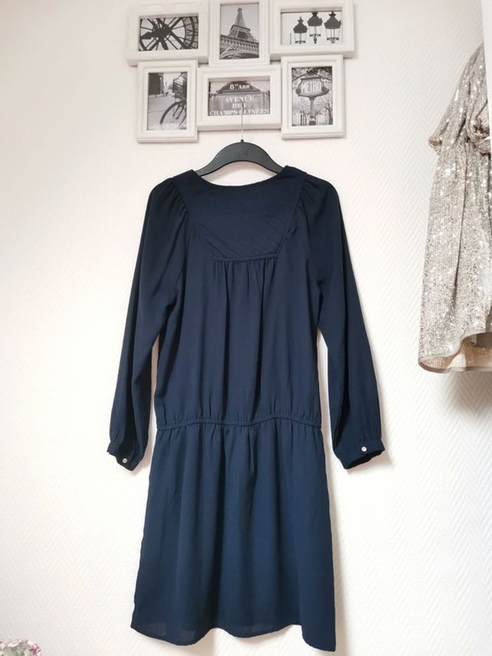 Très jolie robe marine | taille 36 - photo numéro 6
