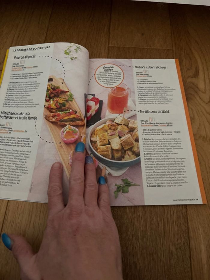 Livre de cuisine gourmand un joli buffet de vacances - photo numéro 2
