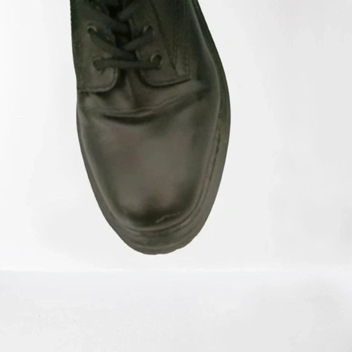 Bottes tendance noir lacées Pull&Bear taille 38 - photo numéro 4