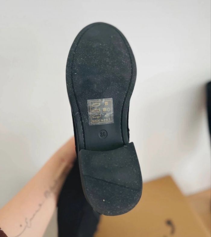 Jolies bottes mi-hautes en suédine - Chaussea - Pointure 36 - photo numéro 6