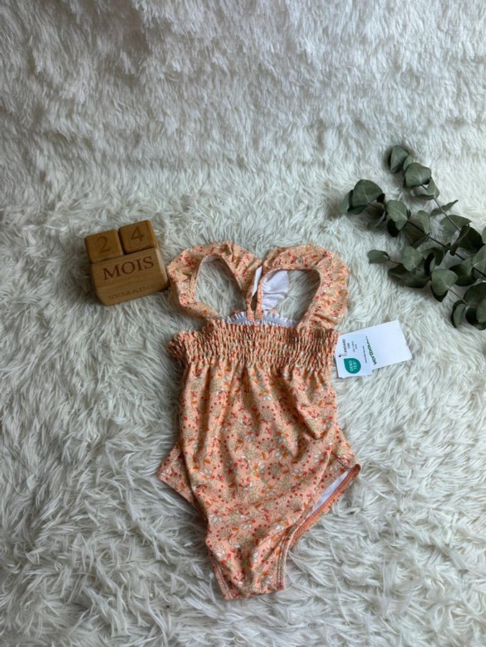 Maillot de bain une pièce Vertbaudet taille 24 mois