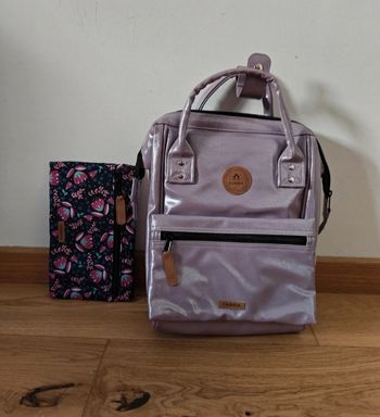 Sac à dos cabaïa S lilas irisé 