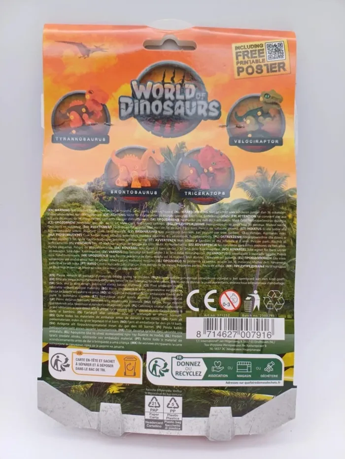 Lot de 4 Kits Dinosaures à Monter – World of Dinosaurs – Neuf - photo numéro 5