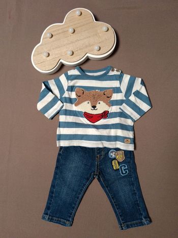 Ensemble maillot manche longue et jeans